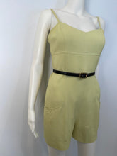 Load image into Gallery viewer, 95P Chanel Vintage Skinny Black Patent Leather Woven Gold Chain Belt Sz Small