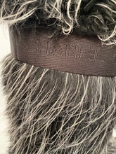 Load image into Gallery viewer, Chanel vintage 2002 Fantasy Fur Yeti gray knee high snow boots US size 7/7.5