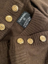 Load image into Gallery viewer, Chanel Vintage Cashmere Dark Brown Sweater US 12/14/16