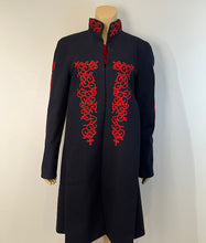 Load image into Gallery viewer, Rare Hard to Find Chanel 15A 2015 Pre-Fall Paris-Salzburg Navy Red Coat FR 40 US 4/6