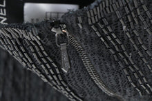 Load image into Gallery viewer, Vintage Chanel 00A, 2000 Fall Autumn Black Tassel Beaded Tube Camisole Top Blouse FR 40 US 4