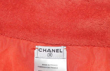 Load image into Gallery viewer, Chanel 2008 Cruise 08C Salmon Coral Orange Sequin Terry Cloth Bomber Jacket FR 40