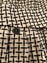 Load image into Gallery viewer, Chanel 10P, 2010 Spring Ecru/Black Tweed Jacket matching Dress 2 Piece Set FR 42 US 6