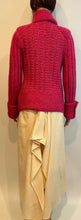Load image into Gallery viewer, Chanel 2009 Pink Wool Mohair Buckle Sweater Cardigan FR 36 US 4/6/8