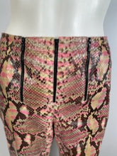 Load image into Gallery viewer, Chanel 00T, 2000 Transition Collection Multicolor Python Snakeskin Pants Trousers FR 38 US 4/6