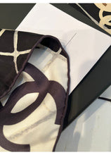 Load image into Gallery viewer, Chanel 2019 Large Silk CC Camellias Scarf