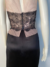 Load image into Gallery viewer, Vintage Chanel 99A, 1999 Fall Satin Black Pencil Skirt FR 36 US 2/4