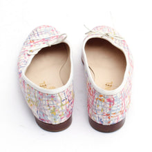 Load image into Gallery viewer, Chanel fabric multicolor ballet ballerina flats EU 38