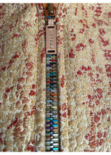 Load image into Gallery viewer, Chanel 01P 2001 Spring Vintage Skirt Suit w Leather Collar FR 42 US 8/10