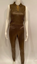 Load image into Gallery viewer, Chanel 12A, 2012 Paris Bombay Fall Stretchy Gold Metallic Pants Leggings FR 38 US 4/6