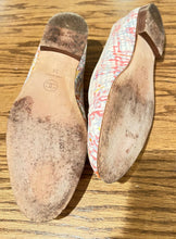 Load image into Gallery viewer, Chanel fabric multicolor ballet ballerina flats EU 38