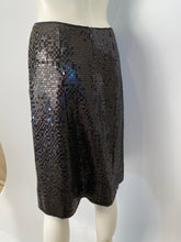 Load image into Gallery viewer, Chanel 02A 2002 Fall black sequin skirt FR 38 US 4