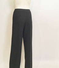 Load image into Gallery viewer, Chanel Black Wide Leg Wool Cashmere Pants Trouser US 8