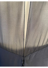 Load image into Gallery viewer, Chanel 03P 2003 Spring Silk Chiffon Black Dress FR 38