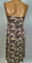 Load image into Gallery viewer, Chanel 05P, 2005 Spring CC Logo Camellia Silk Spaghetti Strap Dress FR 38 US 4/6