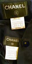 Load image into Gallery viewer, Vintage Chanel 02C 2002 Resort Cruise Lightweight suede navy blue Jacket Pants Suit Set FR 34 US 2/4