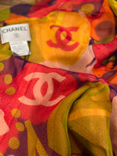 Load image into Gallery viewer, Chanel 00T 2000 Orange Multicolor Skirt Suit FR 40 US 6/8