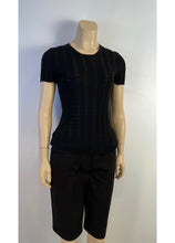 Load image into Gallery viewer, Chanel 06P 2006 Spring Black Golf Bermuda Shorts FR 40 US 6/8