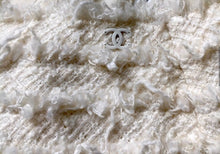 Load image into Gallery viewer, Rare Chanel 04C, 2004 Cruise Resort Ecru Tweed Fringe Skirt FR 38