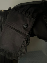 Load image into Gallery viewer, Rare Chanel 08A 2008 Fall Black Silk Chiffon Blouse Camisole Top FR 38 US 4/6