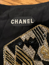 Load image into Gallery viewer, Rare Chanel 1985 Runway Haute Couture Crystal Embellished 2 Piece Dress Jacket Set