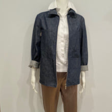 Load image into Gallery viewer, Vintage Chanel 99P, 1999 Spring Sports denim Jacket FR 36