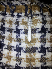 Load image into Gallery viewer, Chanel 08P, 2008 Spring 2 piece plaid tweed skirt suit jacket set size 10/12