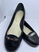 Load image into Gallery viewer, Chanel Black Leather loafer flat shoes EU 37 US 6.5