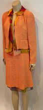 Load image into Gallery viewer, Chanel 00T 2000 Orange Multicolor Skirt Suit FR 40 US 6/8