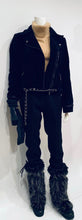 Load image into Gallery viewer, Chanel 06A 2006 Fall Washed Velvet Biker Jacket FR 42