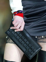 Load image into Gallery viewer, Chanel 03A Snap Collection 2003 Fall Short and Sassy Satin Black Skirt FR 40 US 6/8