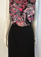 Load image into Gallery viewer, Chanel 10A 2010 Pre-Fall Paris Shanghai Black/Pink Samurai Silk Blouse FR 42 US 8/10