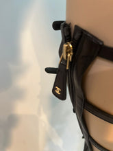 Load image into Gallery viewer, Chanel 16S 2016 Summer Tall Gladiator Sandals w Leather Bows and Pearls EU 37.5C US 7/7.5