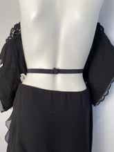 Load image into Gallery viewer, 95A, 1995 Fall Vintage Chanel elaborate Lace Halter Evening Top Blouse US 2-4