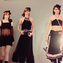 Load image into Gallery viewer, RARE Chanel 02C 2002 Cruise open back sleeveless Top Blouse Embellished with yards of pearls in various colors FR 40 US 4/6