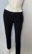 Load image into Gallery viewer, Chanel Black Cotton Low Rider Pant Jeans FR 38 US 4/6