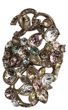 Load image into Gallery viewer, Chanel 16C Rare ‘Fairy Bouquet’ crystal CC Ring Size 5 1/4