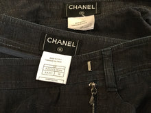 Load image into Gallery viewer, Rare Chanel 2006 Spring Cotton Denim crop top skirt set US 4