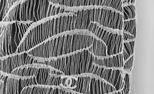 Load image into Gallery viewer, Chanel 05A 2005 Fall pearl trim Lace overlay Black Tank Top Camisole Blouse FR 40 US 6