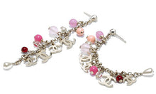 Load image into Gallery viewer, Chanel 19S 2019 long pierced CC pink bead Pearl dangle earrings