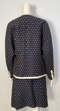 Load image into Gallery viewer, 1970’s Collection 16 Rare Chanel Vintage Navy Blue Skirt Suit FR 44