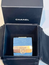 Load image into Gallery viewer, Chanel 17P 2017 Spring Denim Cuff Bracelet