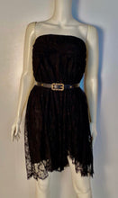 Load image into Gallery viewer, Chanel 05A, 2005 Fall Black Lace Dress/Skirt FR 38