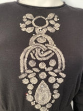 Load image into Gallery viewer, Chanel 07A 2007 Fall Black Gray Cashmere Pullover Tunic Sweater FR 40