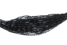 Load image into Gallery viewer, Vintage Chanel 00A, 2000 Fall Autumn Black Tassel Beaded Tube Camisole Top Blouse FR 40 US 4