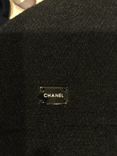 Load image into Gallery viewer, Chanel Vintage 04A, 2004 Fall long black maxi sleeveless wool gown dress FR 40 US 4