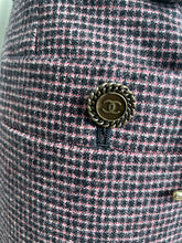 Load image into Gallery viewer, Chanel 05A 2005 Fall Tiny Pink Black Checks Pants Trousers FR 34 US 2/4