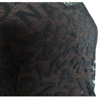 Load image into Gallery viewer, Rare! Chanel Vintage 98A Fall Logo Black Lace Tank top Blouse Camisole Skirt Set FR 38 US 4