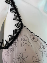 Load image into Gallery viewer, Rare Chanel Vintage 03A 2003 Fall Silk Lingerie 2 Piece sleepwear set boy short tank top camisole FR 40 US 6