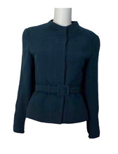 Load image into Gallery viewer, Vintage Chanel 98A, 1998 Fall Dark Green Short Jacket with matching belt FR 38